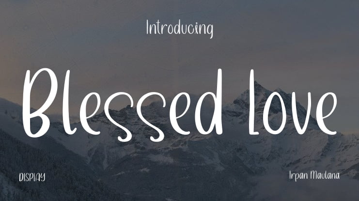 Blessed Love Font