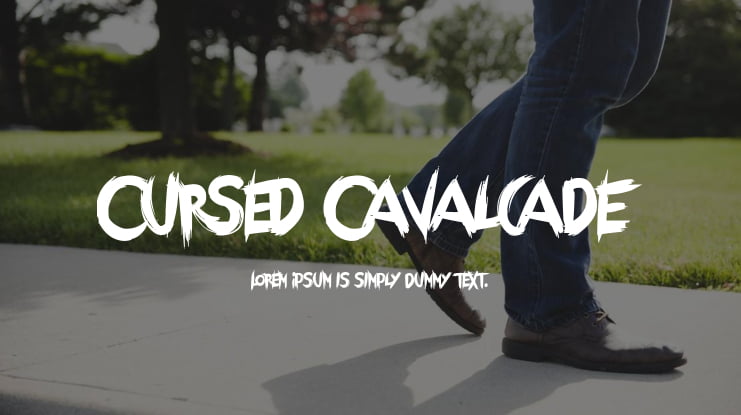 Cursed Cavalcade Font