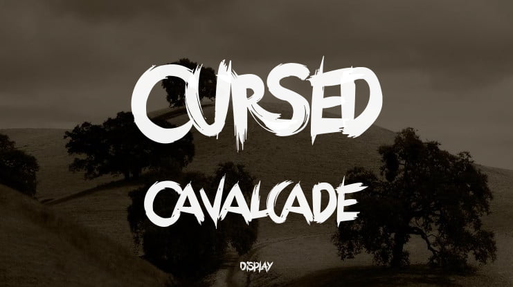 Cursed Cavalcade Font : Download Free for Desktop & Webfont