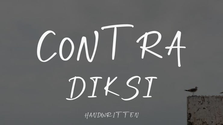 Contra Diksi Font