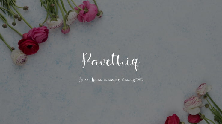 Pavethiq Font