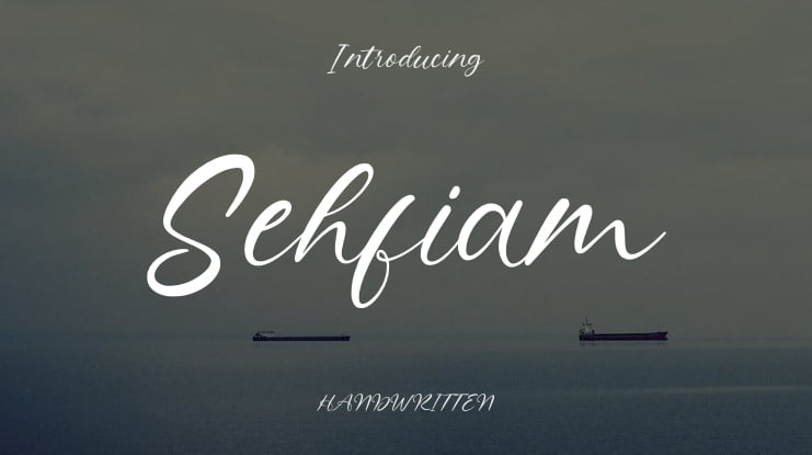 Sehfiam Font