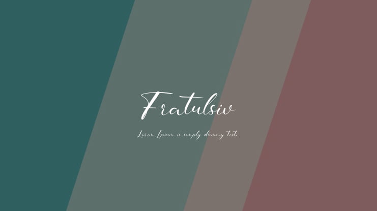 Fratulsiv Font