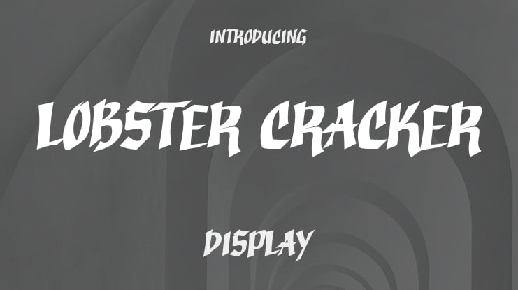 Lobster Cracker Font