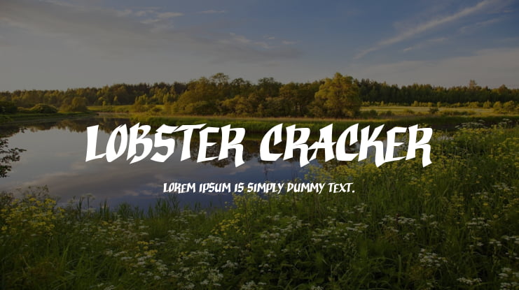 Lobster Cracker Font