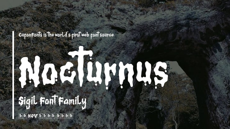 Nocturnus Sigil Font : Download Free for Desktop & Webfont