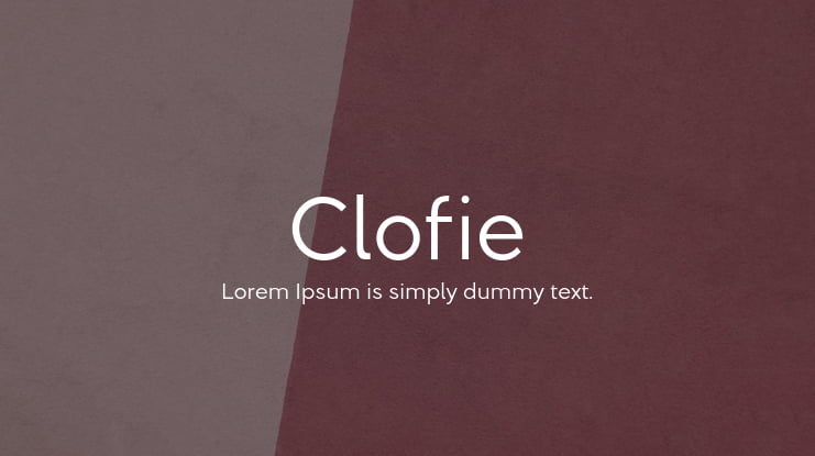 Clofie Font