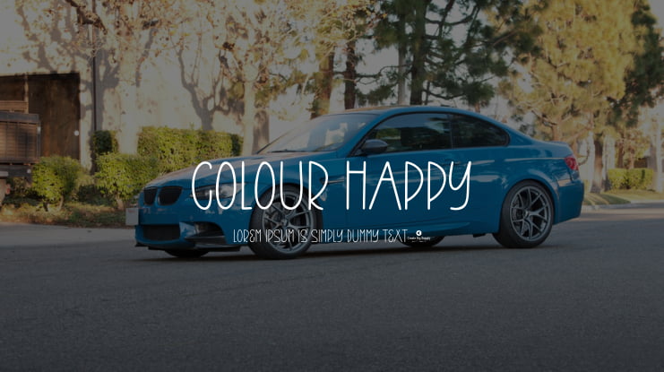 Colour Happy Font