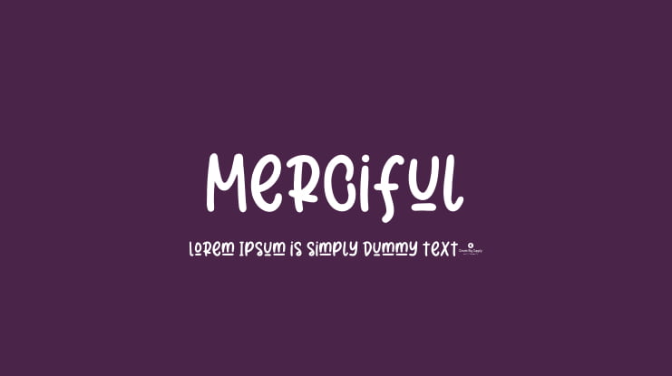 Merciful Font