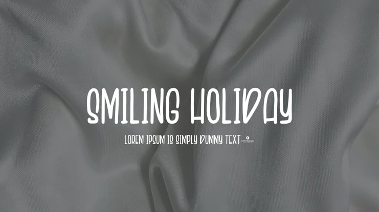 Smiling Holiday Font