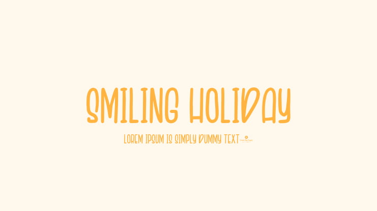 Smiling Holiday Font