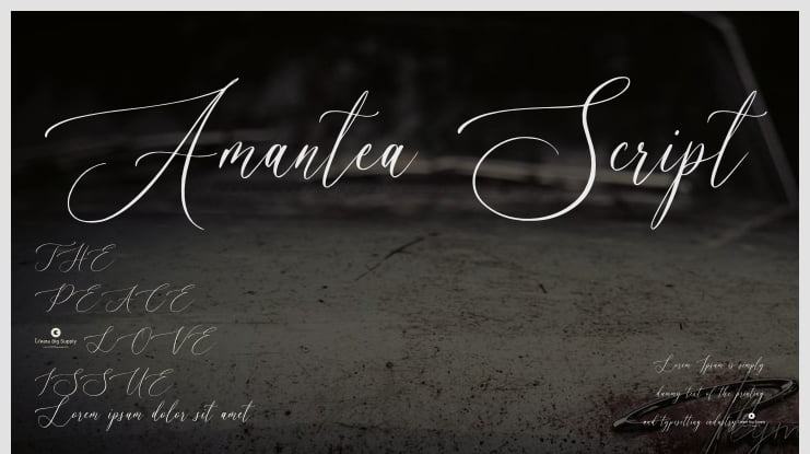 Amantea Script Font