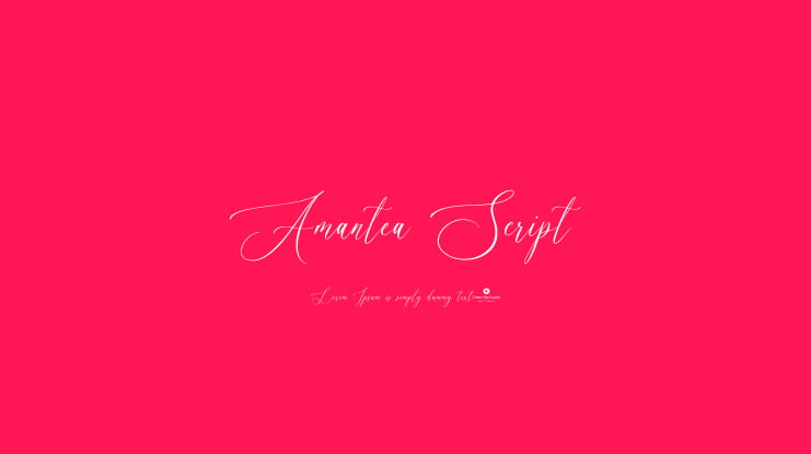 Amantea Script Font