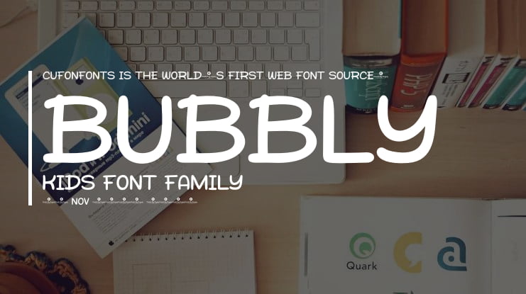 Bubbly Kids Font