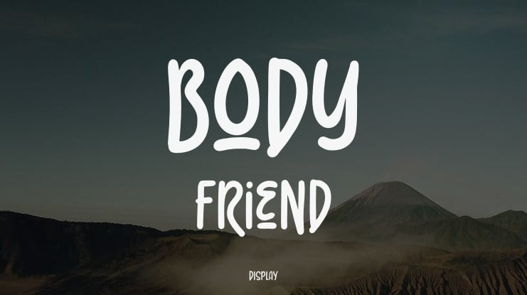 Body Friend Font