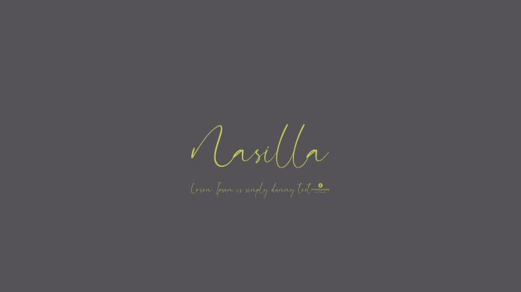 Nasilla Font