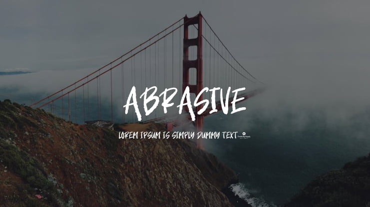 Abrasive Font