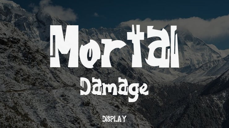 Mortal Damage Font