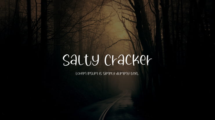 Salty Cracker Font