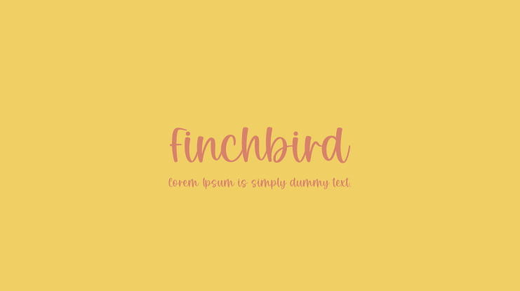 Finchbird Font