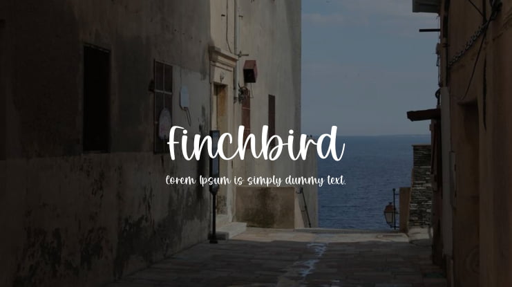 Finchbird Font