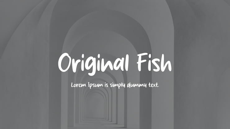 Original Fish Font