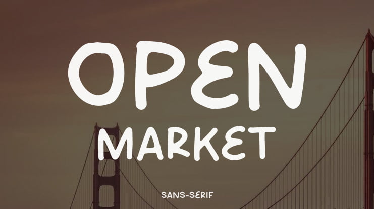 Open Market Font