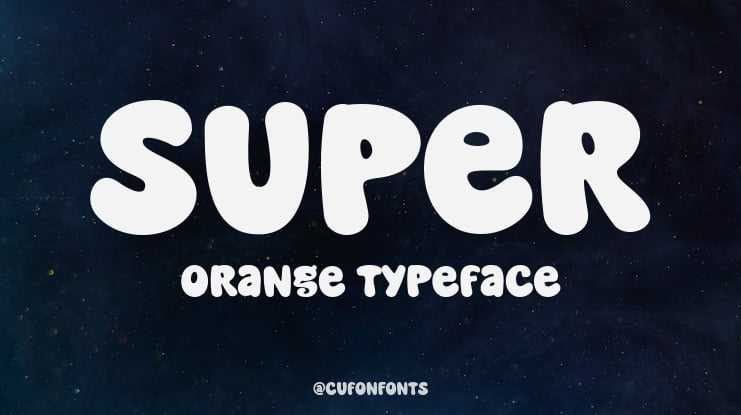 Super Orange Font