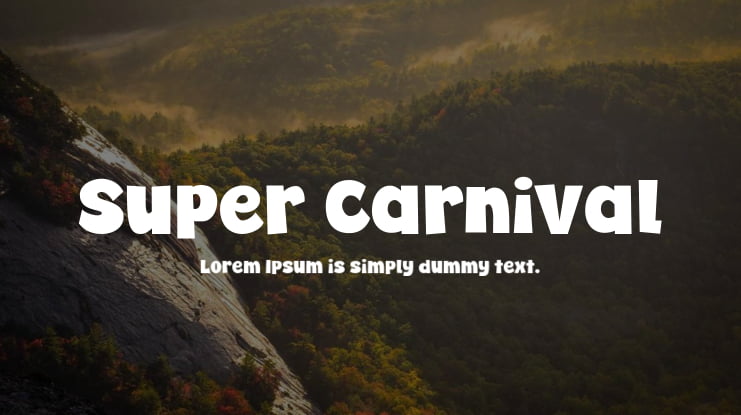 Super Carnival Font