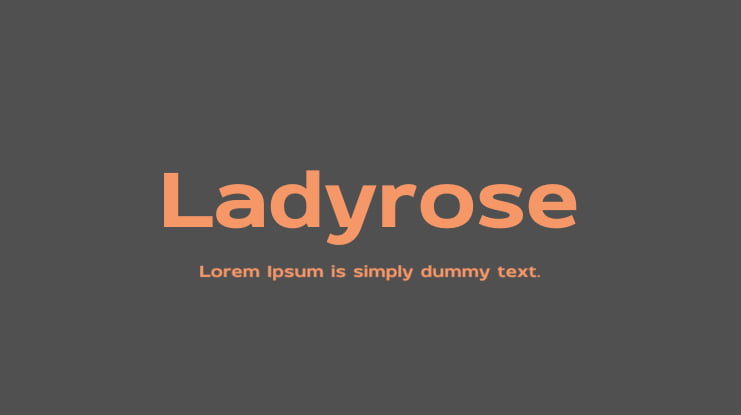 Ladyrose Font