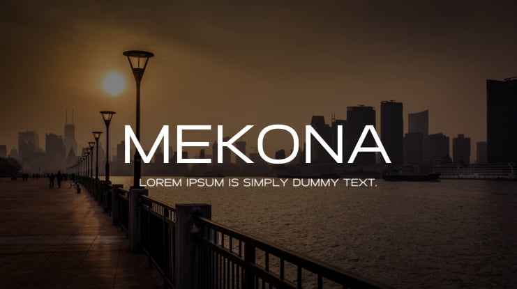 Mekona Font