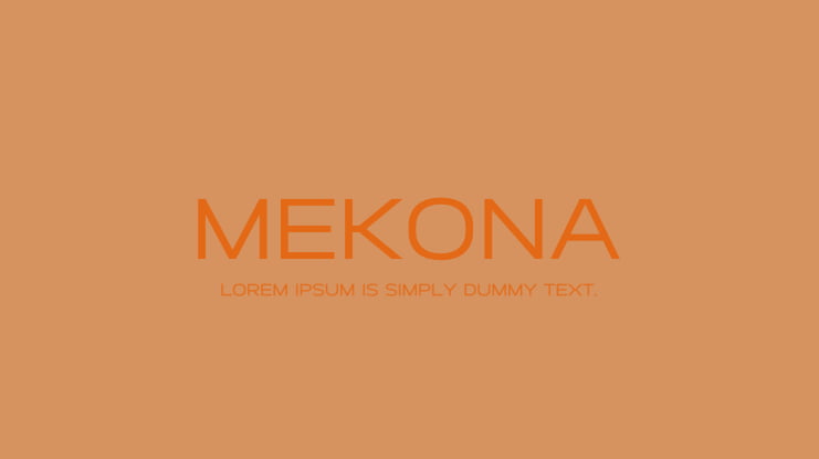 Mekona Font