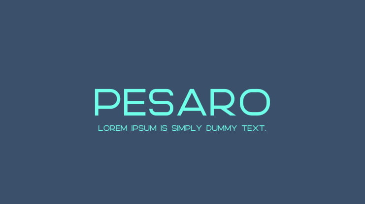 Pesaro Font