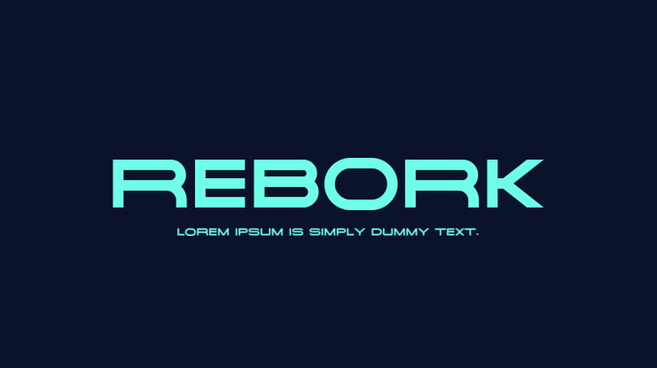 Rebork Font