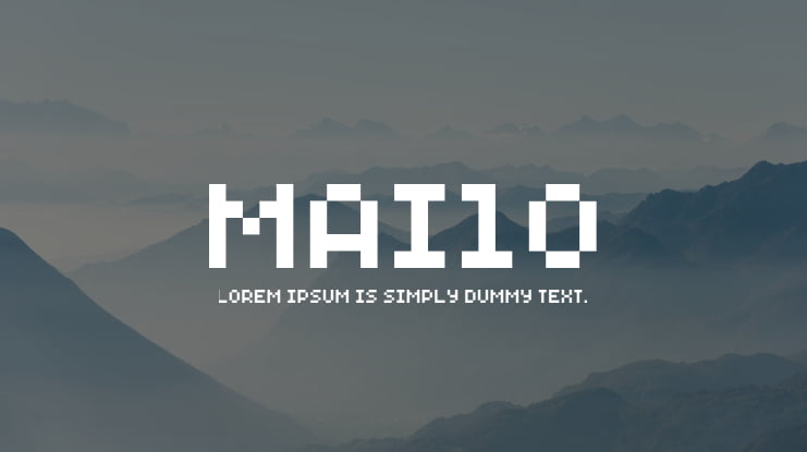 Mai10 Font