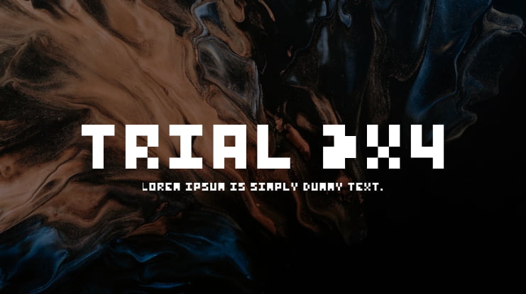 Trial 3x4 Font