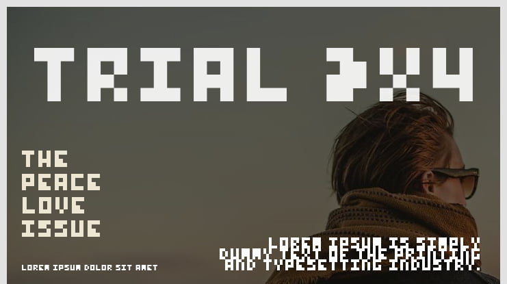 Trial 3x4 Font