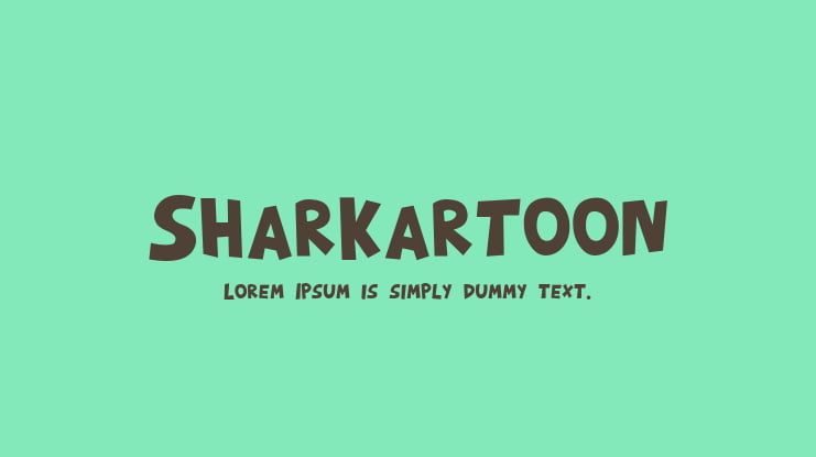 Sharkartoon Font