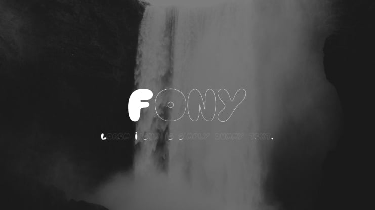 Fony Font