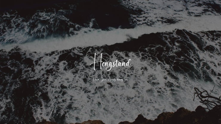 Hengstand Font