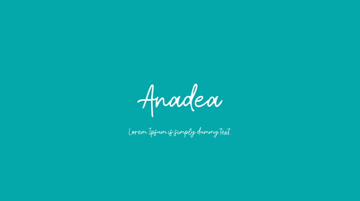 Anadea Font