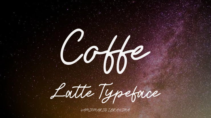 Coffe Latte Font