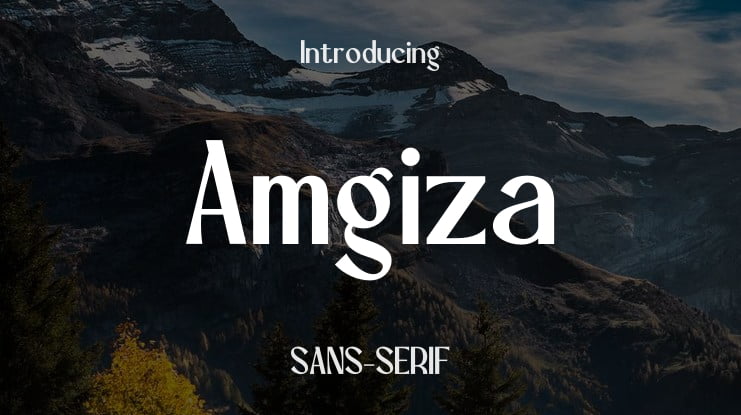 Amgiza Font