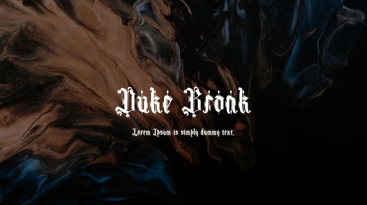 Duke Bronk Font