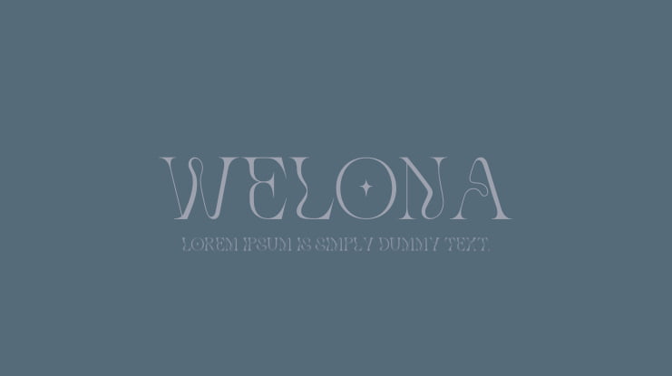 Welona Font