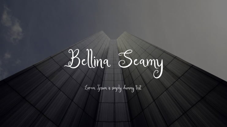 Bellina Seamy Font