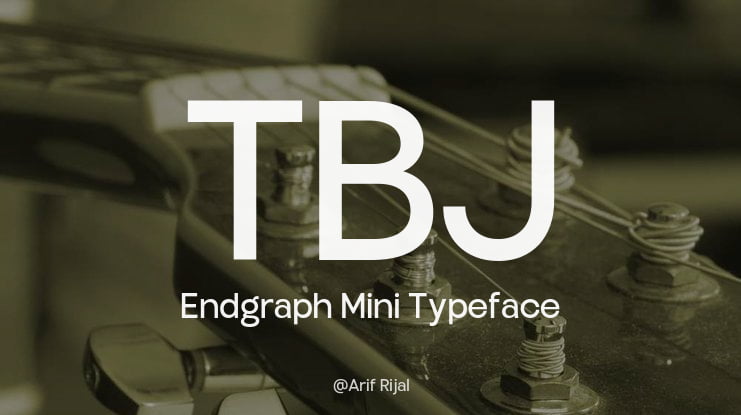 TBJ Endgraph Mini Font Family