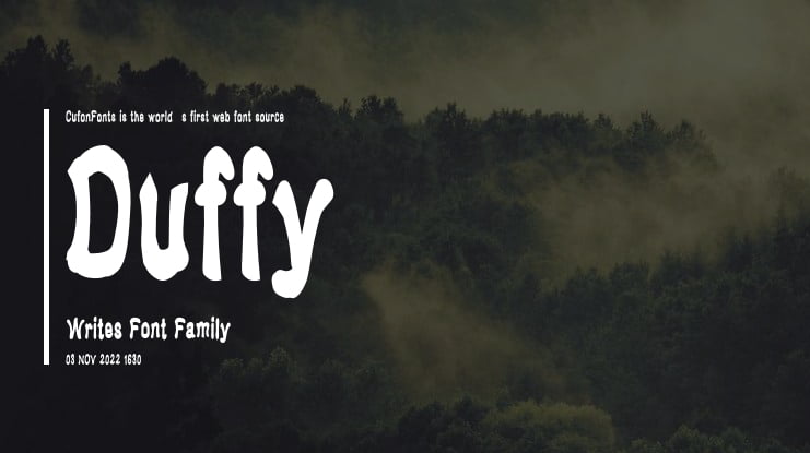 Duffy Writes Font