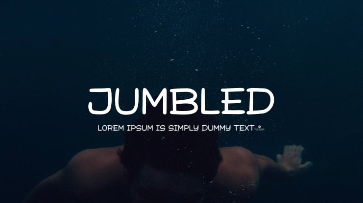 Jumbled Font