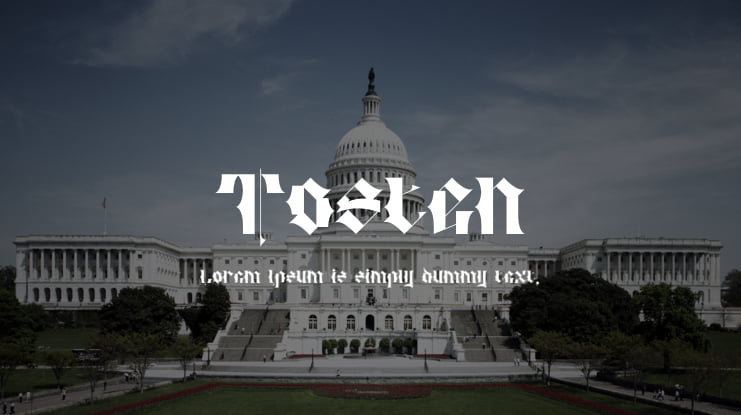 Tosten Font